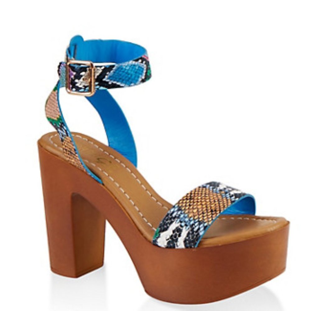 Ankle Strap Platform Sandals